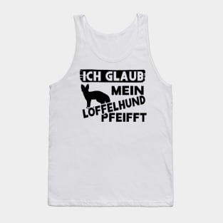 Lustiges Löffelhund Design Spruch Fuchs Afrika Tank Top